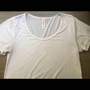 XXS White Lularoe Classic T